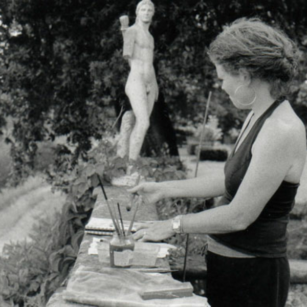 Painting en plein air, Nugola, Tuscany May 2005