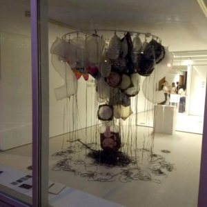 GYRE,  Installation of found objects TENT Gallery, drawings and photos, 2018