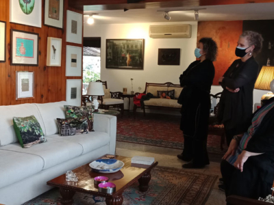 Being introduced to Naazish Attaulah&#039;s art collection in her lovely art filled home in Lahore