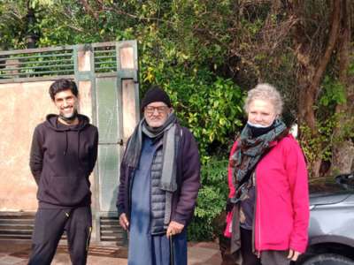 Meeting Artist Usman Saeed&#039;s father, artist Saeed Aktar