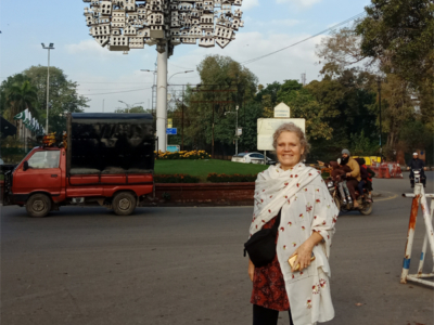 At Birdhouses artwork located at Istanbul Chowk, Lahore